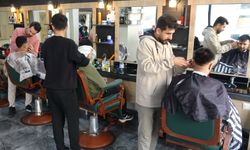 Gaziantep’te bayram tıraşı mesaisi başladı