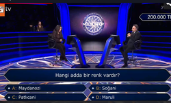 Hangi adda bir renk vardır, Kim Milyoner Olmak İster’de sorulan sorunun cevabı nedir?
