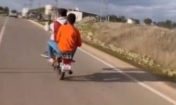 Gaziantep’in komşu ilinde akrobatik hareketler yapan motosikletli cezadan kaçamadı!