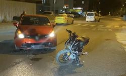 Feci kaza! Otomobille motosiklet çarpıştı! Genç sürücü hayatını kaybetti
