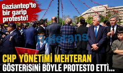 Gaziantep’te bir garip protesto! CHP Yönetimi Mehteran gösterisini böyle protesto etti…