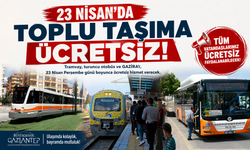 Gaziantep'te 23 Nisan'da toplu taşıma ücretsiz olacak