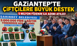 Gaziantep’te çiftçilere büyük destek