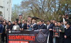 Gaziantep’te İsrail protestosu! Filistin için tek yürek olduk…