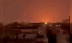 İran balistik füzeyle İsrail'i vurdu: O anlar kameralara yansıdı