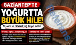 Gaziantep’te yoğurtta büyük hile! Nişasta ve bitkisel yağ tespit edildi