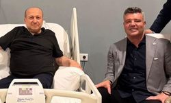 Sadettin Saran’dan Gaziantep FK Başkanı Memik Yılmaz’a ‘geçmiş olsun’ ziyareti