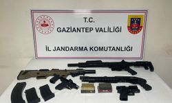 Gaziantep’te silah kaçakçılarına şok darbe! Cephanelik ele geçirildi...