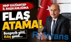 MHP Gaziantep İl Başkanlığına flaş atama! Bozgeyik gitti, Kılıç geldi...