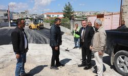 Başkan Doğan, yol yenileme çalışmalarını yerinde inceledi