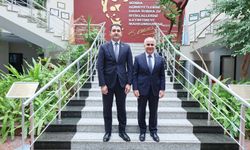 Azerbaycan Milletvekili Dr.Nagif Hamzayev’den GAÜN Rektörü Doğan’a ziyaret