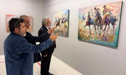 Vahid Novruzov Sanko Sanat Galerisi’nde sergi açtı