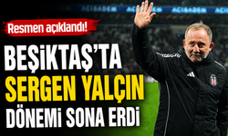Beşiktaş’ta beklenen ayrılık! Sergen Yalçın dönemi sona erdi
