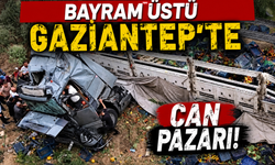 Bayram üstü Gaziantep’te can pazarı! Sebze yüklü tır viyadükten aşağı uçtu: Ölü ve yaralılar var…