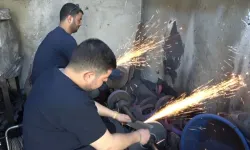 Gaziantep'te bayram öncesi randevulu bıçak bileme yoğunluğu!