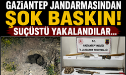 Gaziantep Jandarmasından şok baskın! Suçüstü yakalandılar...
