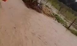 Gaziantep'te yollar göle döndü (VİDEO HABER)