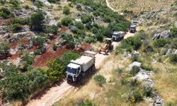 Gaziantep’te arazi yolları açma çalışmaları sürüyor