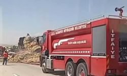 Gaziantep’te otoyolda tırda yangın(VİDEOHABER)