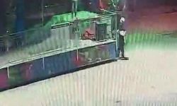 Lunaparkta acı ölüm! Feci kazanın görüntüleri ortaya çıktı...
