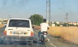 Gaziantep’in komşu ilinde tehlikeli yolculuk! Görenleri hayrete düşürdü (VİDEO HABER)