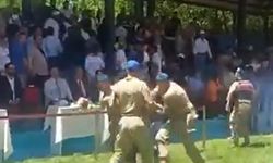 Güreş müsabakası kavgaya dönüştü!