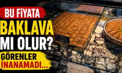 Bu fiyata baklava mı olur? Görenler inanamadı…