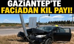 Gaziantep’te faciadan kıl payı! İşte o anlar…
