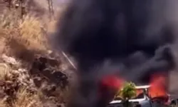 Gaziantep’te seyir halindeki otomobil alev alev yandı! Ekiplerden anında müdahale…
