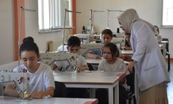 Gaziantep’te minik terziler iş başında!