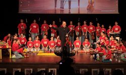 Gaziantep’te çocuklar uluslararası müzik kampında buluştu