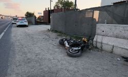 Yeni aldığı motosikletle kaza yapan genç hayatını kaybetti! O anlar kamerada