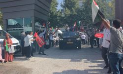 Filistin konvoyu Şanlıurfa'da