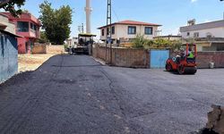 Gaziantep Araban’da sıcak asfalt çalışması sürüyor