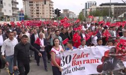 Gaziantep'te 30 Ağustos zafer yürüyüşü!