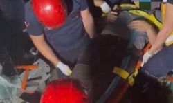 Gaziantep Otoyolu'nda gece yarısı kaza! Çekici dorseye çarpıp devrildi…