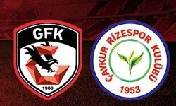 Gaziantep FK- Çaykur Rizespor maçı muhtemel ilk 11'i ve tüm detayları