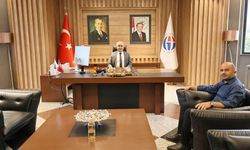 Rektör Doğan, EIDA projesi yürütücüsü Levent Karacan’ı kabul etti
