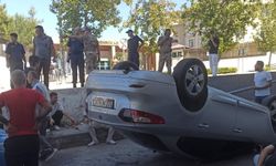 Gaziantep’te araç takla attı! Yaralılar var…