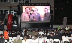 Gaziantep’te açık hava sinema keyfi…