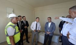 Gaziantep Valisi Çeber, İslahiye ve Nurdağı'nda incelemelerde bulundu
