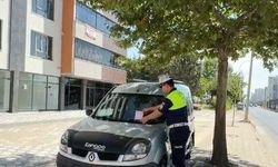 Gaziantep’te kaldırıma park eden yandı! Sıkı denetim
