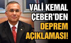Gaziantep Valisi Kemal Çeber’den deprem açıklaması!