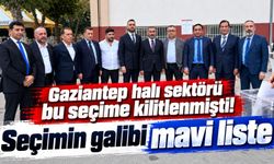 GTO’da kritik seçim: Halı sektöründe zafer mavi listenin oldu!