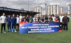 Ampute Futbol Milli Takımı, dünya kupası için çalışmalarını Gaziantep’te sürdürüyor