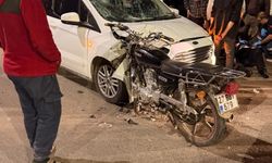 Gaziantep’te bir kaza daha! Hafif ticari araç ile motosiklet çarpıştı! 1 yaralı…