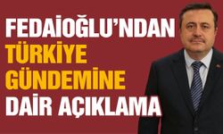 AK Parti Gaziantep İl Başkanı Fedaioğlu’ndan Türkiye gündemi açıklaması