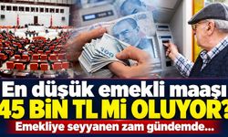 En düşük emekli maaşı 45 bin TL mi oluyor? Emekliye seyyanen zam gündemde...