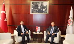 Gaziantep Üniversitesi Rektörü Doğan'dan Yıldırım'a ziyaret! Üniversite- İş dünyası işbirliği masada