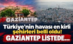 Türkiye’nin havası en kirli şehirleri belli oldu! Gaziantep listede…